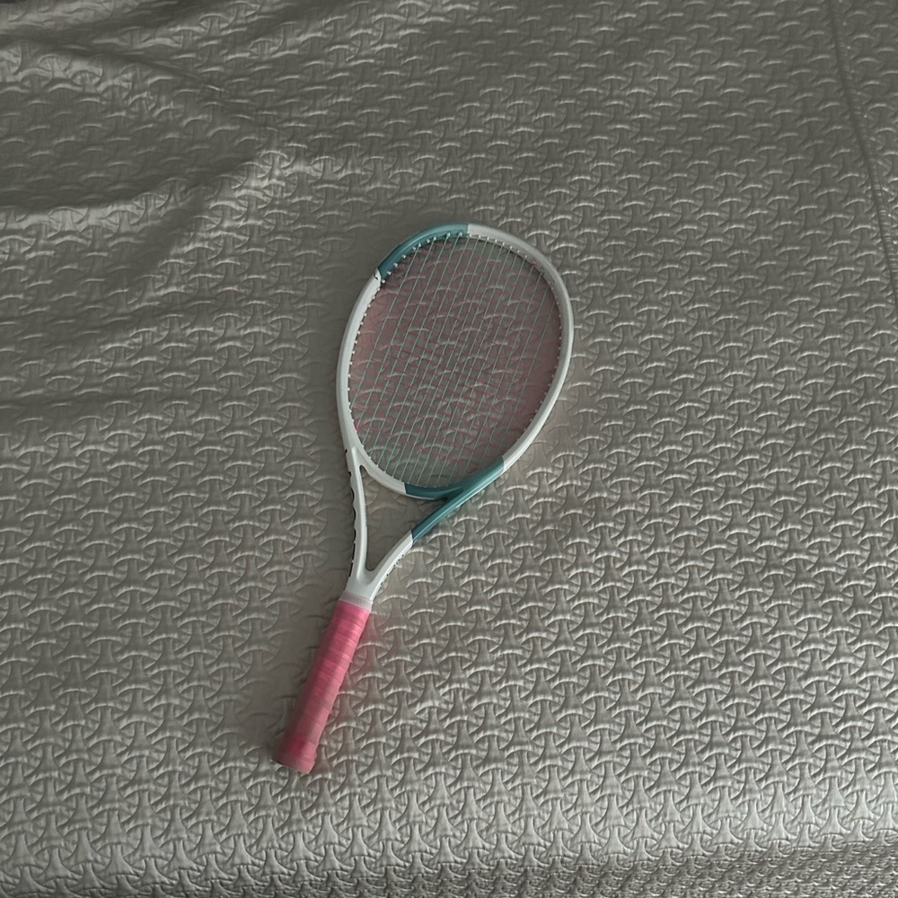 Lacoste Tennis Racket White and Green Accents